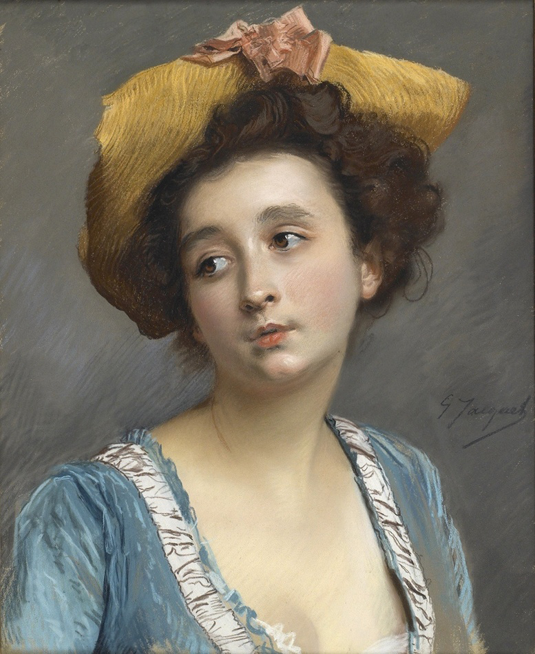 Jacquet, Gustave Jean – La Belle en Bleu