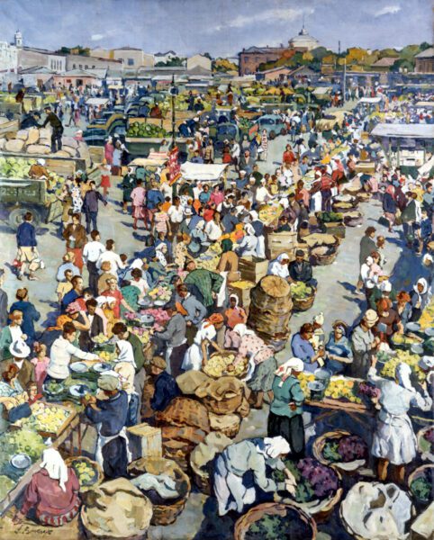 Veksler.Odessa market