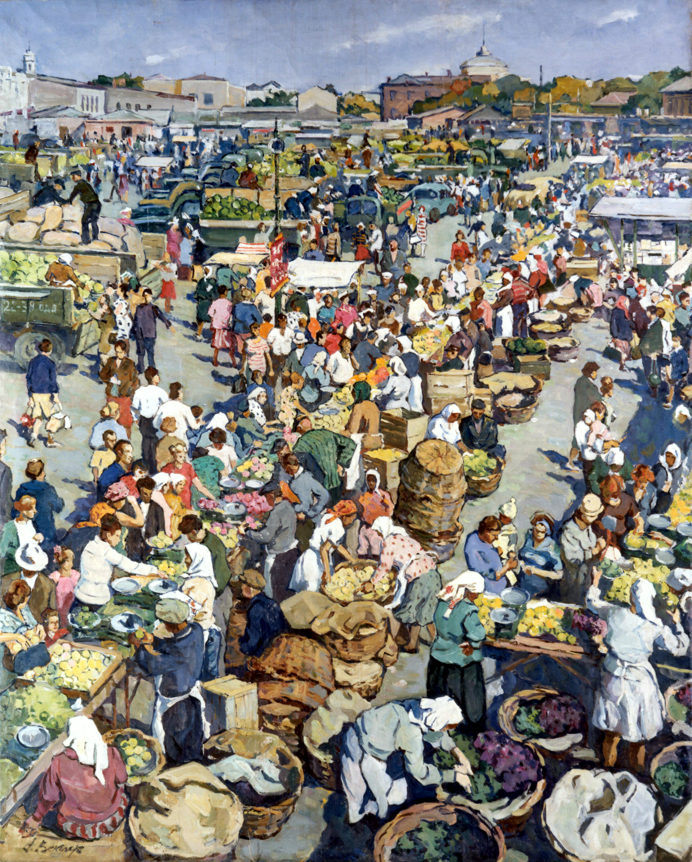 Veksler.Odessa market