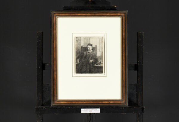 Rembrandt van Rijn - Jan Lutma Goldsmith etching for sale ets te koop buy art 3