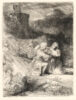 Rembrandt van Rijn - The Agony in the Garden etching for sale ets te koop