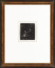 Rembrandt van Rijn - The Flight into Egypt; A night piece - framed (CM22) etching for sale buy ets te koop