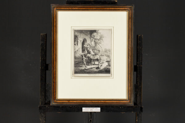 Rembrandt van Rijn etching for sale ets te koop - The Good Samaritan, 1633 (frame) 4