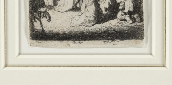 Rembrandt van Rijn etching for sale ets te koop - The Presentation in the Temple with the Angel; Small Plate, 1630 2