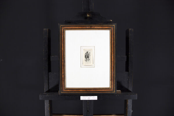 Rembrandt van Rijn - The Quacksalver - (framed) etching for sale ets te koop buy art 2