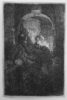 Rembrandt van Rijn - a Hurdy-gurdy player (The Schoolmaster) etching for sale buy ets te koop 2
