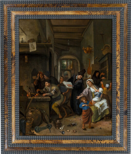 Jan Steen- The Alchemist painting for sale kunstwerk te koop 5