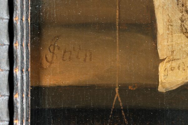 Jan Steen- The Alchemist painting for sale kunstwerk te koop signature