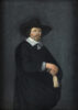 Gerard ter Borch Old Master painting for sale - Portrait of a Gentleman aged 39, in a dark dress 8