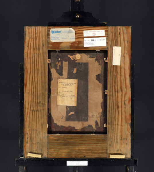 Gerard ter Borch Old Master painting for sale - Portrait of his Wife aged 39, in a dark dress 3