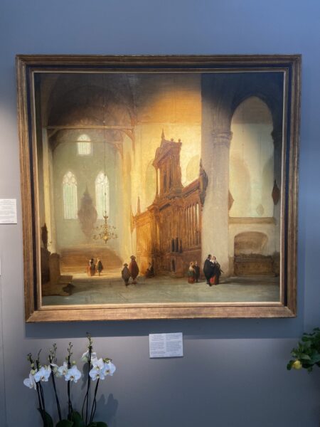 Bosboom, Johannes Interior of the Nieuwe Kerk in Delft Dutch 19th century painting 2