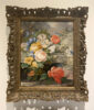 HENSTENBURG, Herman - Still life with flowers on a stone ledge Old Master drawing for sale te koop 2