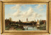 Charles Leickert A view of Delft, 1868 painting for sale schilderij te koop