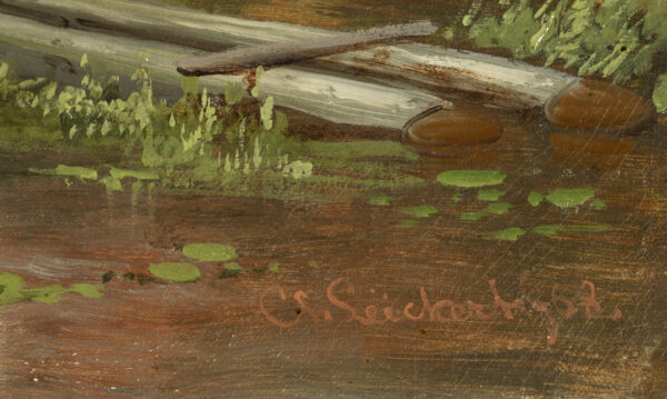 Charles Leickert A view of Delft, 1868 painting for sale schilderij te koop signature