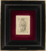 Rembrandt van Rijn - Standing Man, a Beggar, in a brimmed Hat (facing front and full-length) Old Master Drawing for sale 4