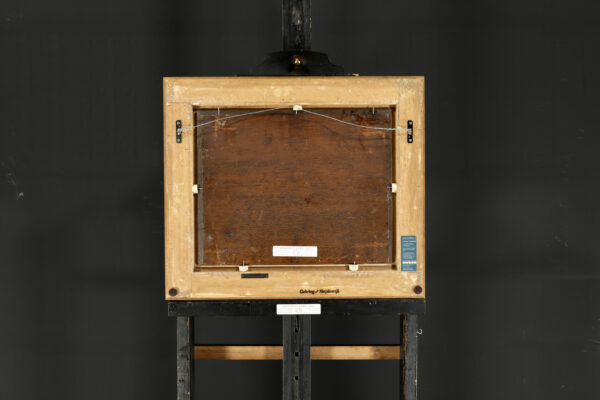 Andreas Schelfhout Panoramic Landscape With Figures and Cattle Near Haarlem schilderij te koop 3